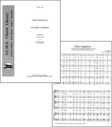 Panis Angelicus Cover and Sample Page