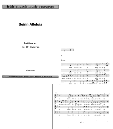 Seinn Alleluia Cover and Sample Page